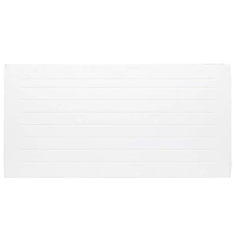 Sienų plokštės 10 pcs Raudona 100 x 50 cm EPS putos