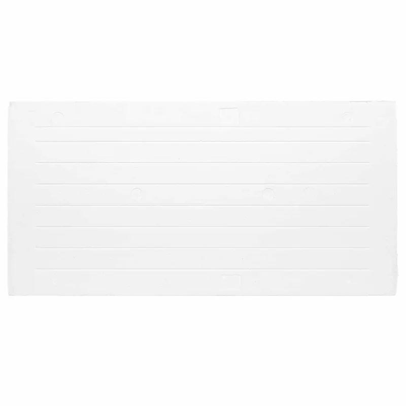 Sienų plokštės 10 pcs Šviesiai rudas 100 x 50 cm EPS putos
