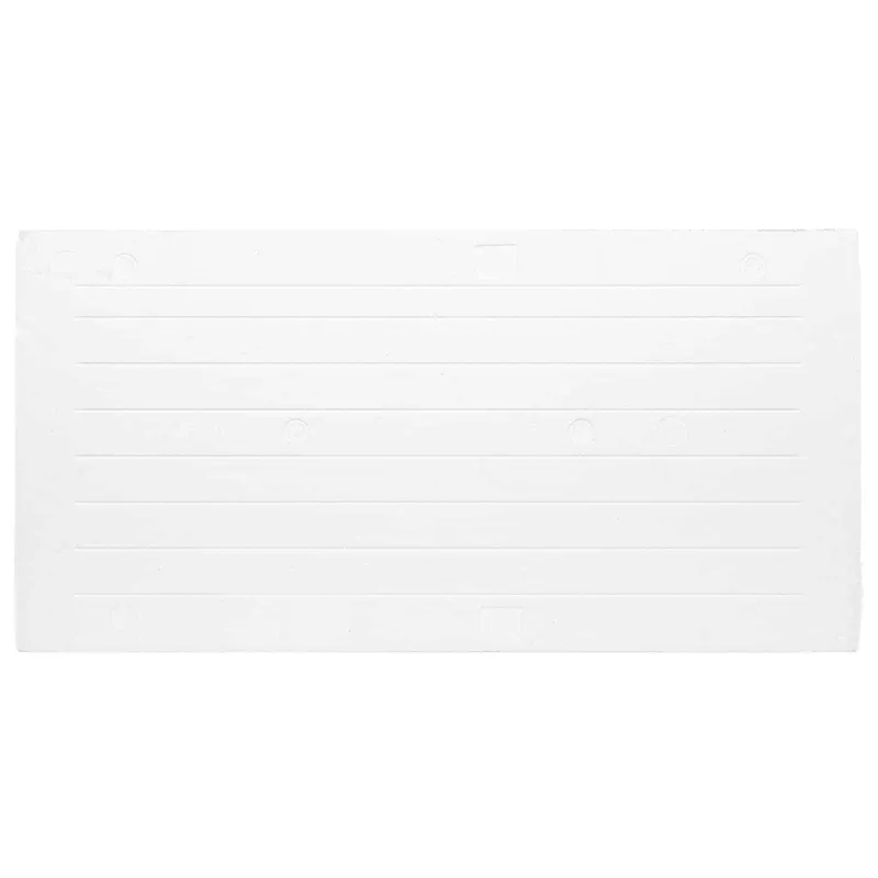 Sienų plokštės 10 pcs Šviesiai pilka ir balta. 100 x 50 cm