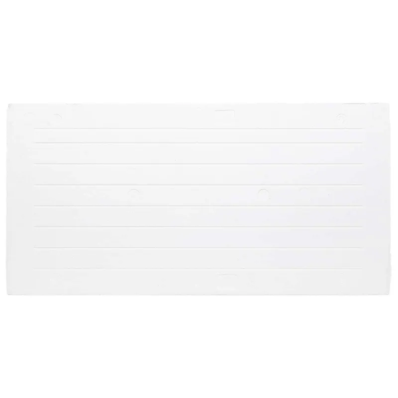 Sienų plokštės 10 pcs Šviesiai ruda ir balta 100 x 50 cm