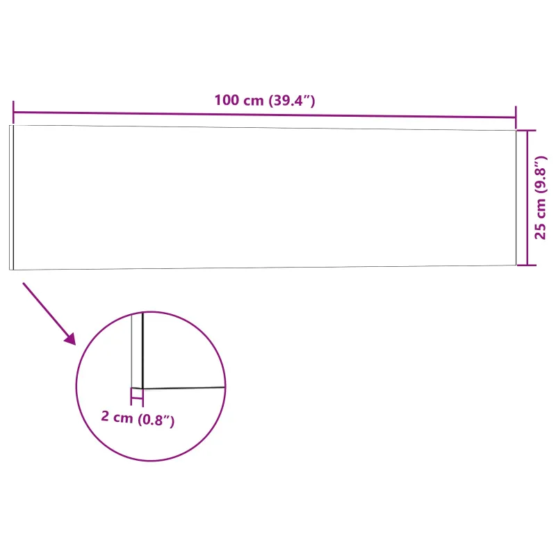 Sienų plokštės 10 pcs Šviesiai pilka 100 x 25 cm EPS putos