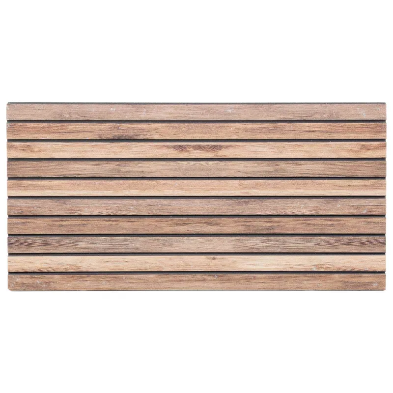 Sienų plokštės 5 pcs Šviesiai rudas 100 x 50 cm EPS putos