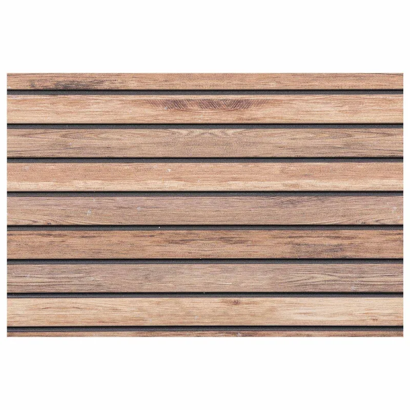 Sienų plokštės 5 pcs Šviesiai rudas 100 x 50 cm EPS putos