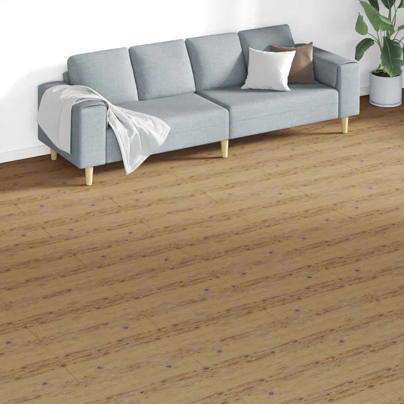 Grindų lentos 18 pcs Lazdynų rudas 5,26 m² PVC