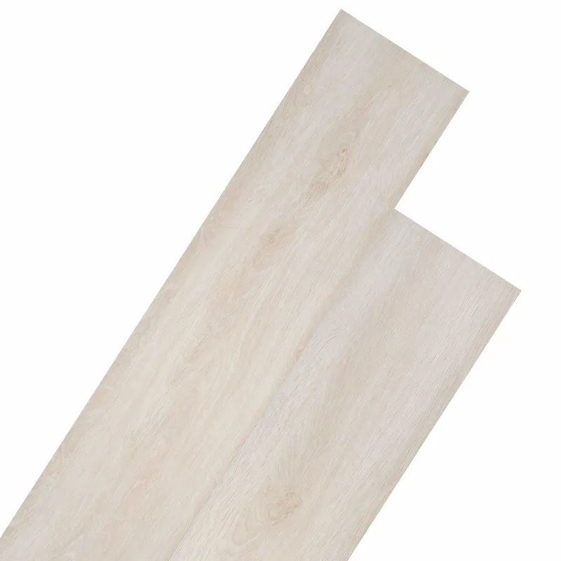 Grindų lentos 18 pcs Baltas 5,26 m² PVC