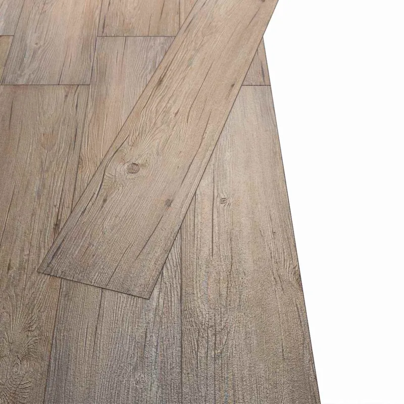 Grindų lentos 18 pcs Ruda 5,26 m² PVC