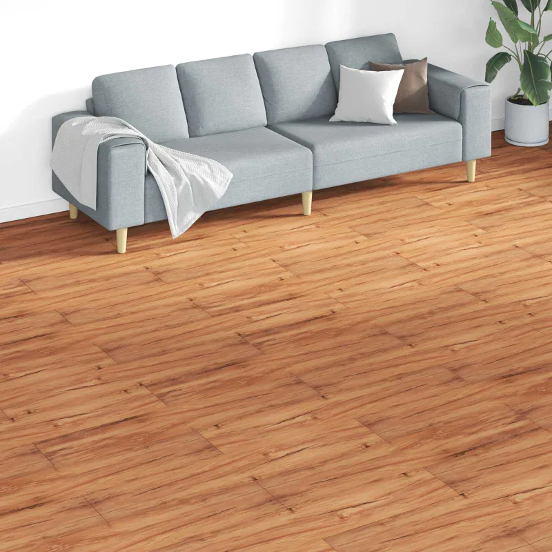 Grindų lentos 18 pcs Ruda 5,26 m² PVC