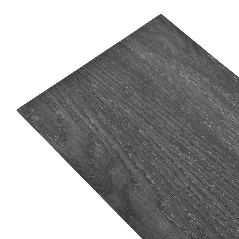 Grindų lentos 18 pcs Juoda ir Balta 5,26 m² PVC