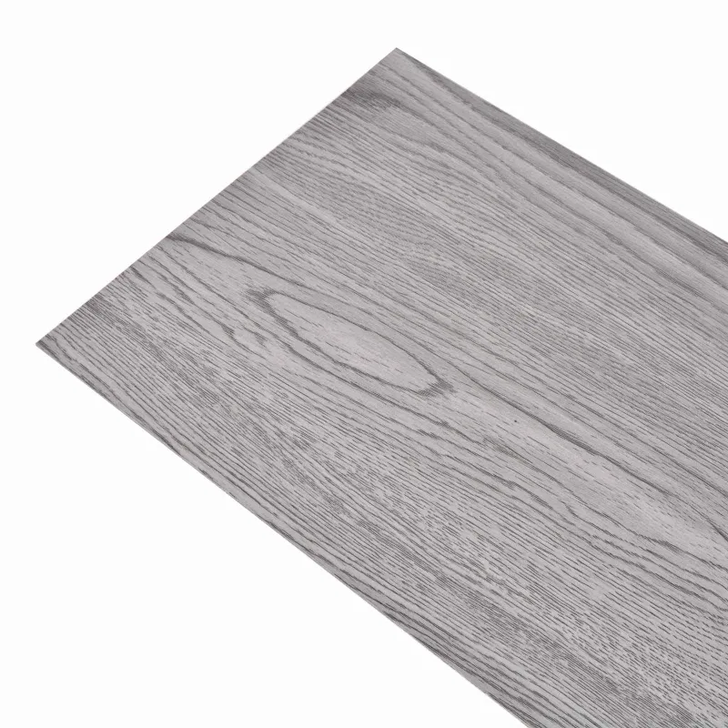 Grindų lentos 18 pcs Tamsiai pilka 5,26 m² PVC