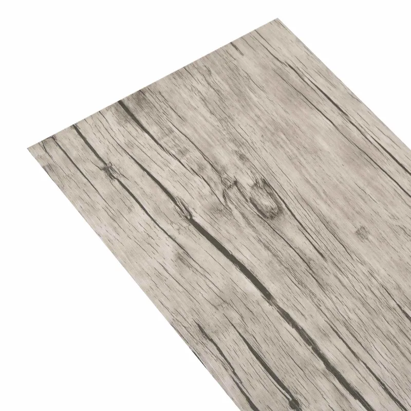 Grindų lentos 5,02 m² 36 pcs PVC Plačiai nuplauta ąžuolas