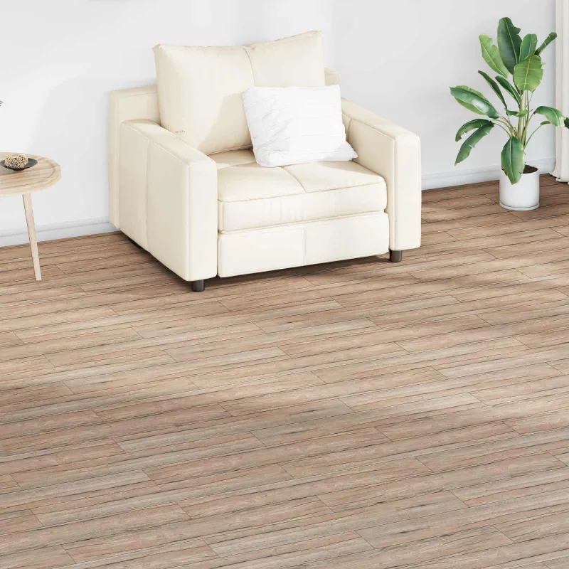 Grindų lentos 36 pcs Ąžuolo ruda 5,02 m² PVC