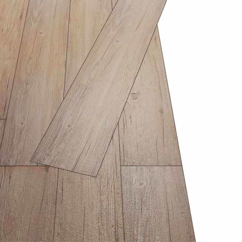 Grindų lentos 36 pcs Ąžuolo ruda 5,02 m² PVC