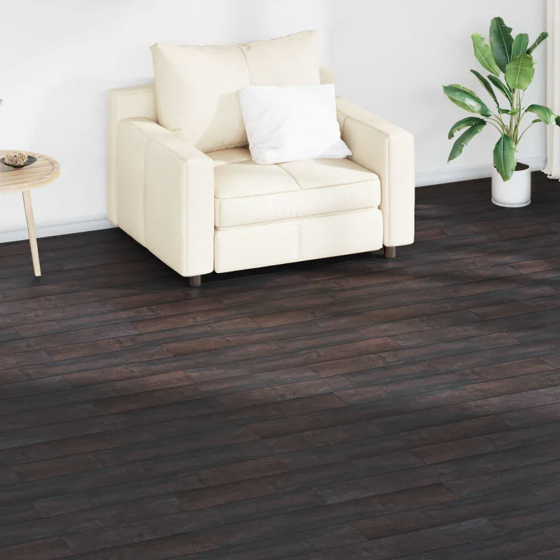 Grindų lentos 36 pcs Tamsiai rudas 5,02 m² PVC