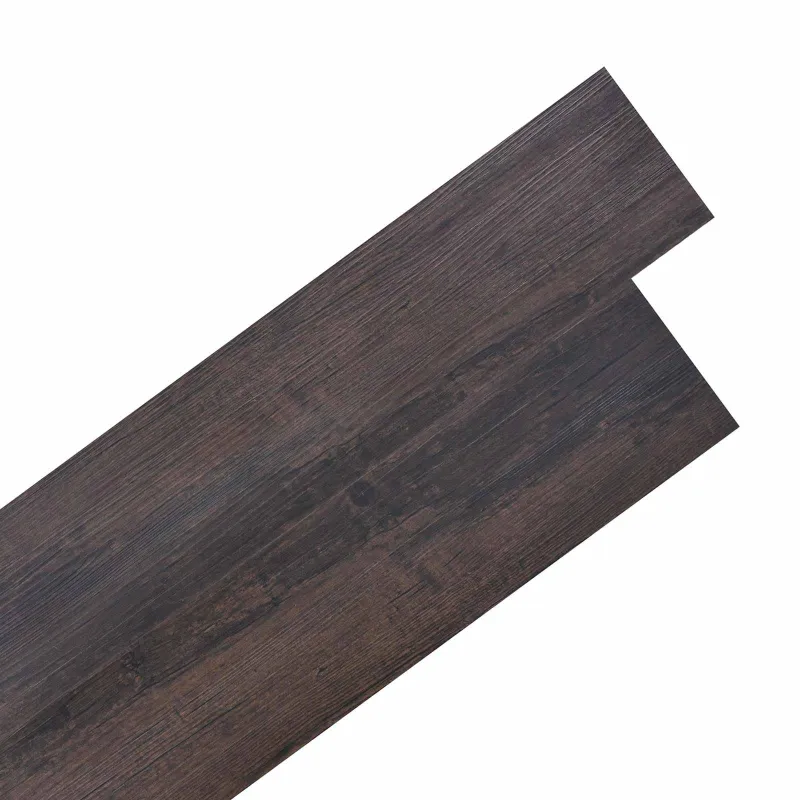 Grindų lentos 36 pcs Tamsiai rudas 5,02 m² PVC