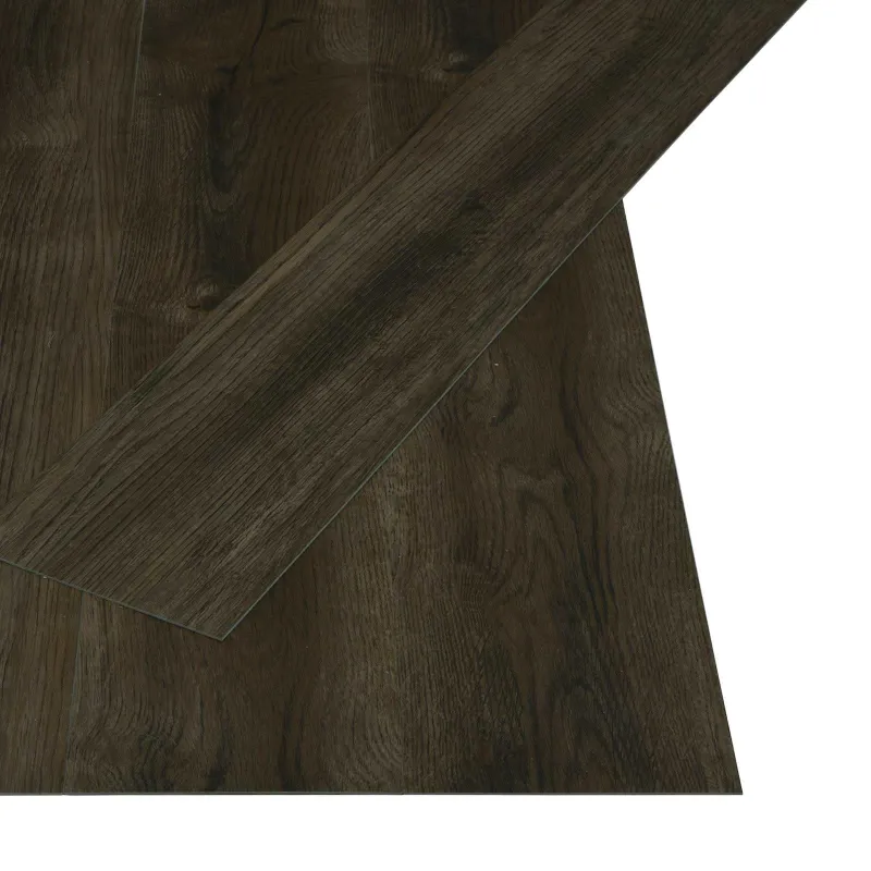 Savaime besiūlių grindų lenta 32 pcs Tamsiai rudas 4,46 m² PVC