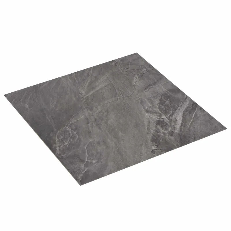 Grindų lentos 5,11 m² 55 pcs PVC Juoda ir Balta