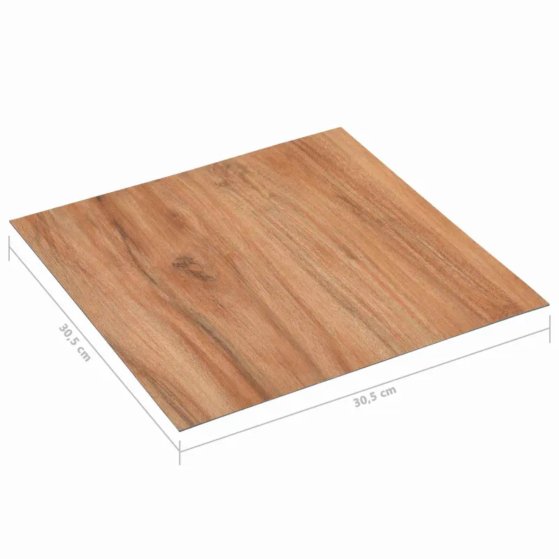 Grindų lentos 5,11 m² 55 pcs PVC Šviesi mediena