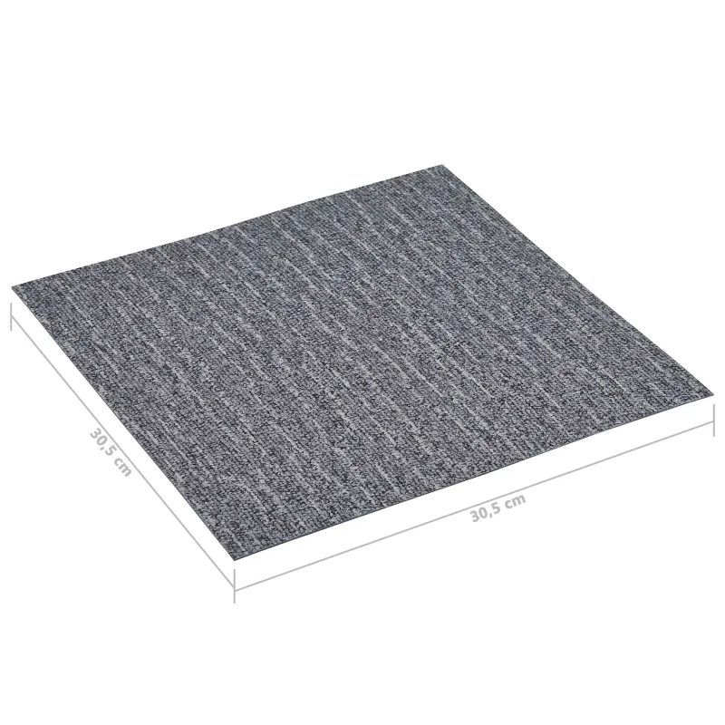 Grindų lentos 5,11 m² 55 pcs PVC Balta ir pilka