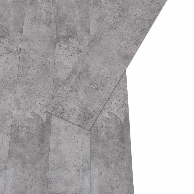 Grindų lentos 18 pcs Cementas rudas 5,26 m² PVC