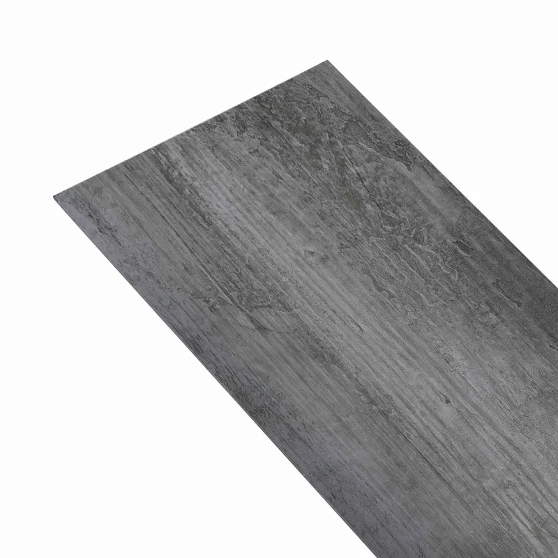 Grindų lentos 18 pcs Pilka 5,26 m² PVC