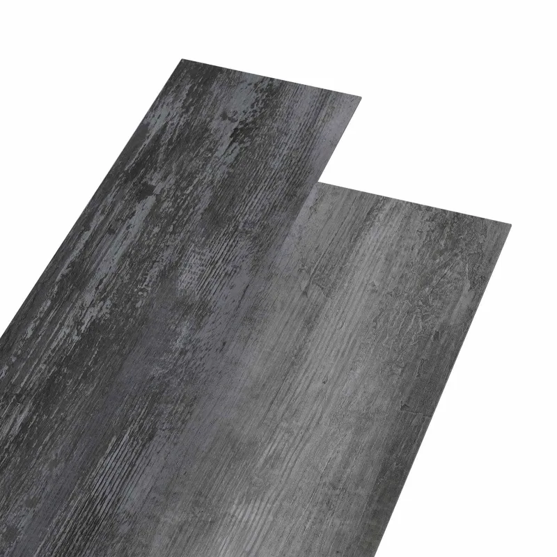 Savaime besiūlių grindų lenta 32 pcs Blizgi pilka 4,46 m² PVC