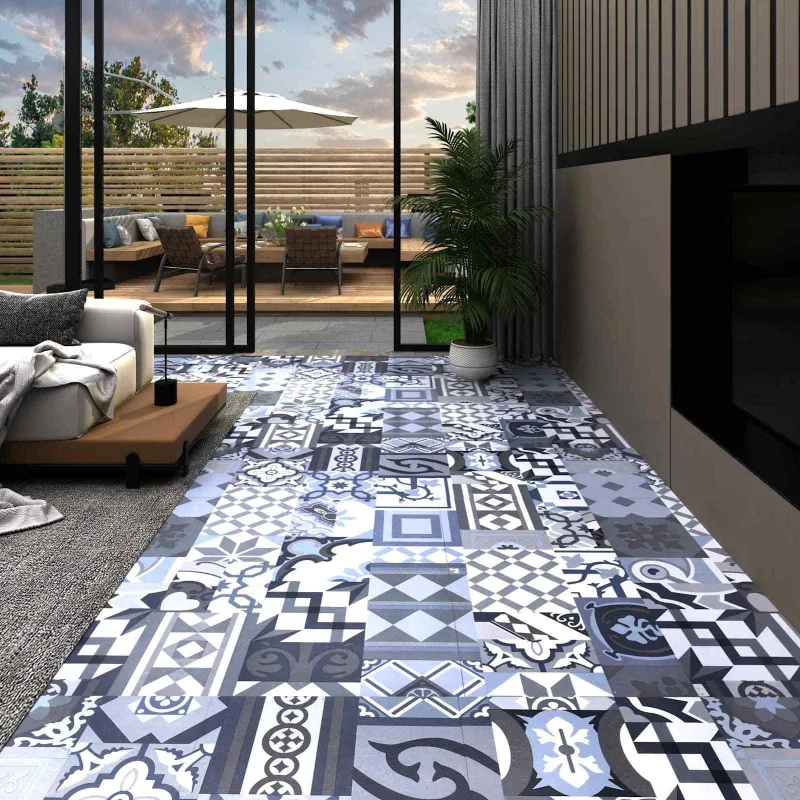 Grindų lentos 5,11 m² 55 pcs PVC Spalvotas raštas
