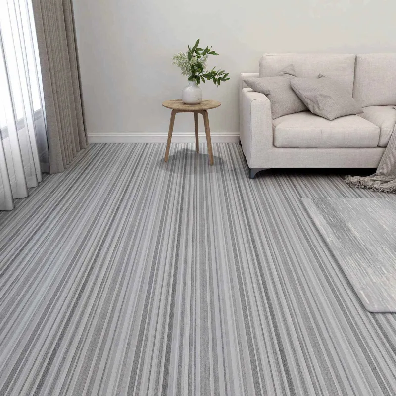 Grindų lentos 5,11 m² 55 pcs PVC Dryžiai