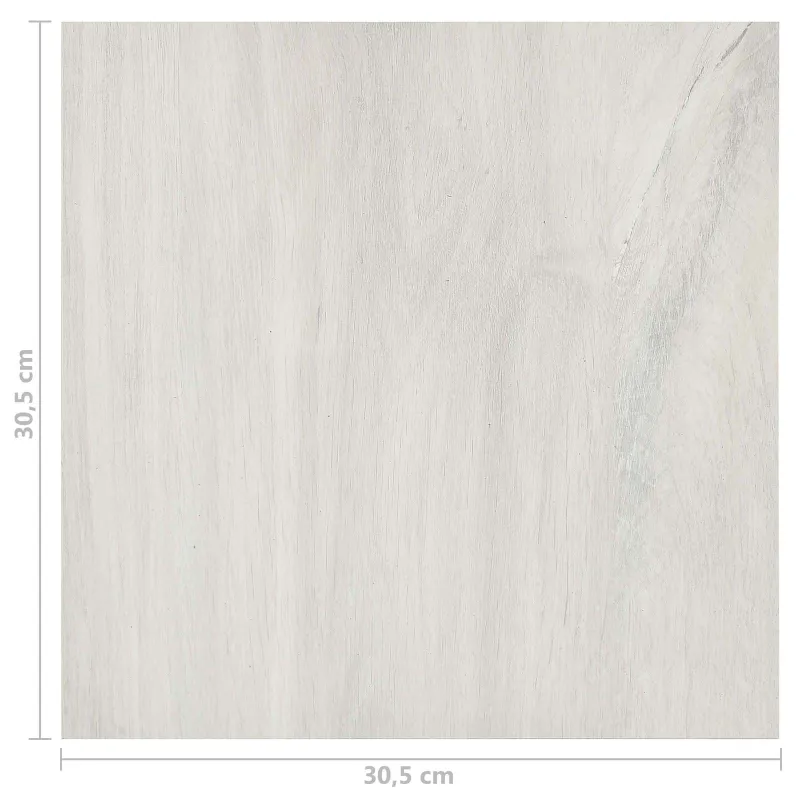 Grindų lentos 55 pcs Kreminė 5,11 m² PVC