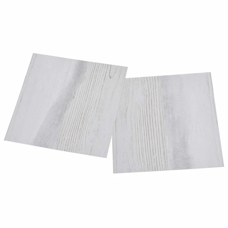 Grindų lentos 5,11 m² 55 pcs PVC Balta ir šviesiai pilka