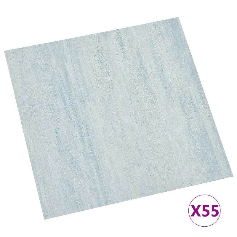 Grindų lentos 55 pcs Žalia 5,11 m² PVC