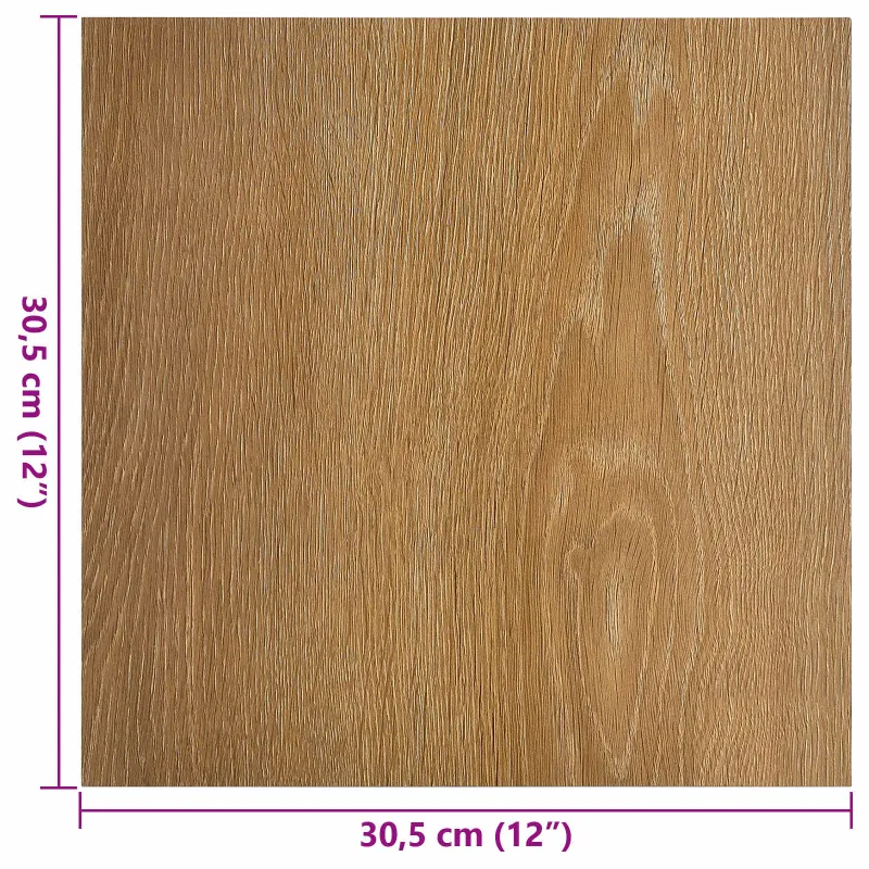 Grindų lentos 55 pcs Ruda 5,11 m² PVC
