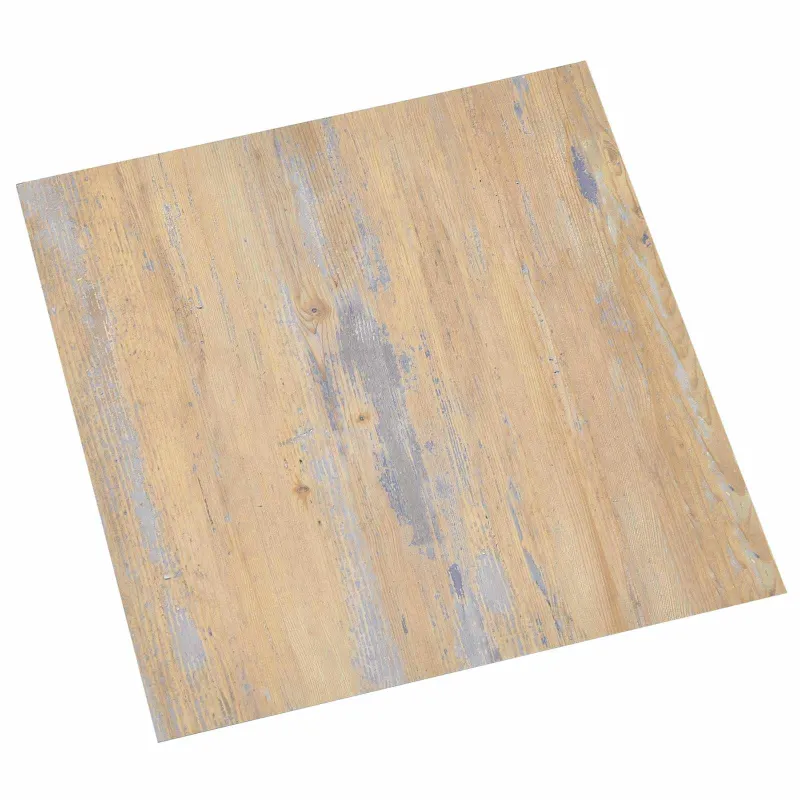 Grindų lentos 5,11 m² 55 pcs PVC Ruda ir pilka