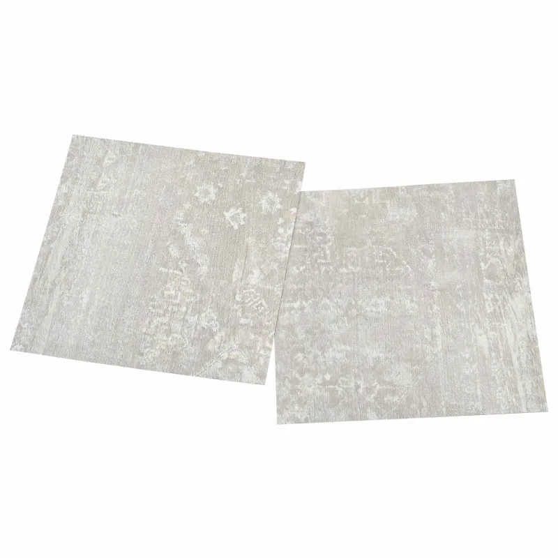 Grindų lentos 5,11 m² 55 pcs PVC Baltas ir medis