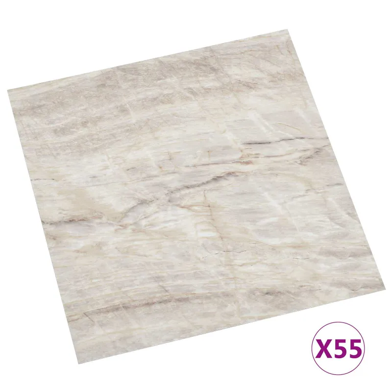Grindų lentos 5,11 m² 55 pcs PVC Ruda ir beigė