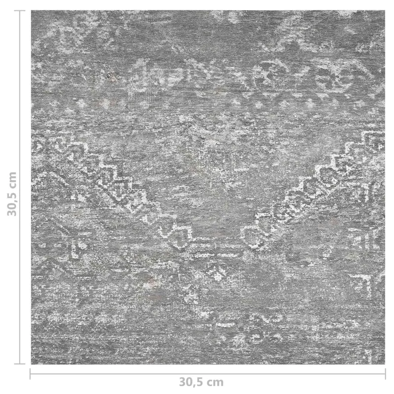 Grindų lentos 55 pcs Betono Pilka 5,11 m² PVC