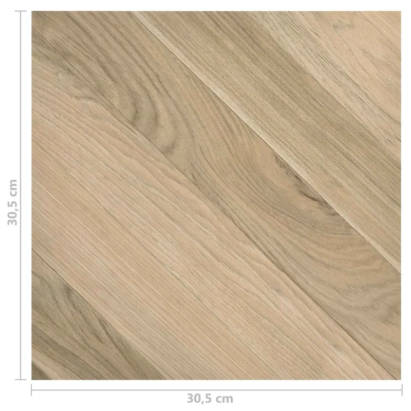 Grindų lentos 55 pcs Ruda 5,11 m² PVC