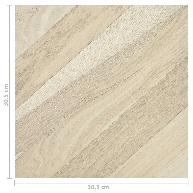Grindų lentos 55 pcs Smėlio 5,11 m² PVC