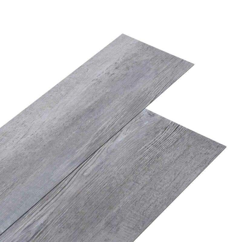 Grindų lentos 2,51 m² 18 pcs PVC Matinė medžio pilka