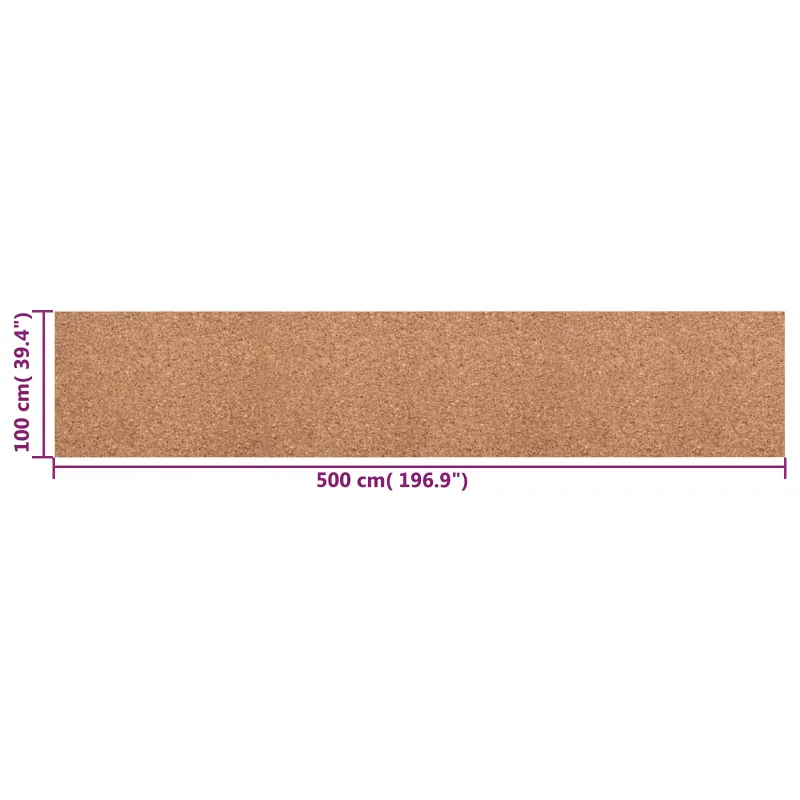 Kamščio ritinėlis Ruda 100 x 500 x 0,2 cm Kamščiamedžio žievė