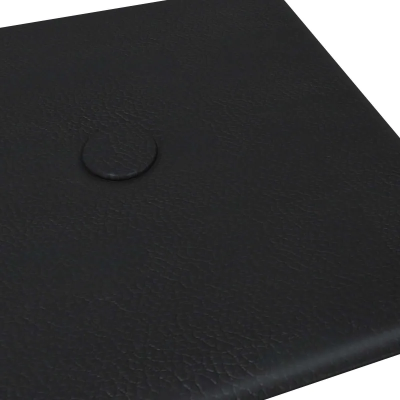 Sieninis galvūgalis 12 pcs Juodas 30 x 15 cm Dirbtinė oda
