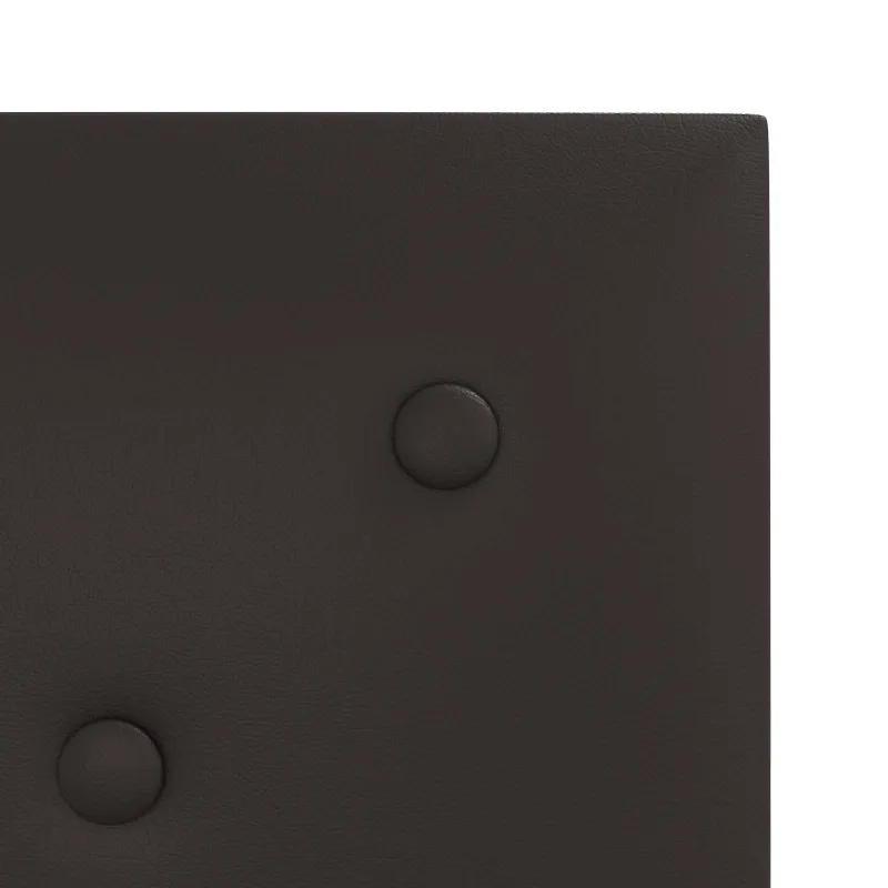 Sieninis galvūgalis 12 pcs Juodas 30 x 30 cm Dirbtinė oda