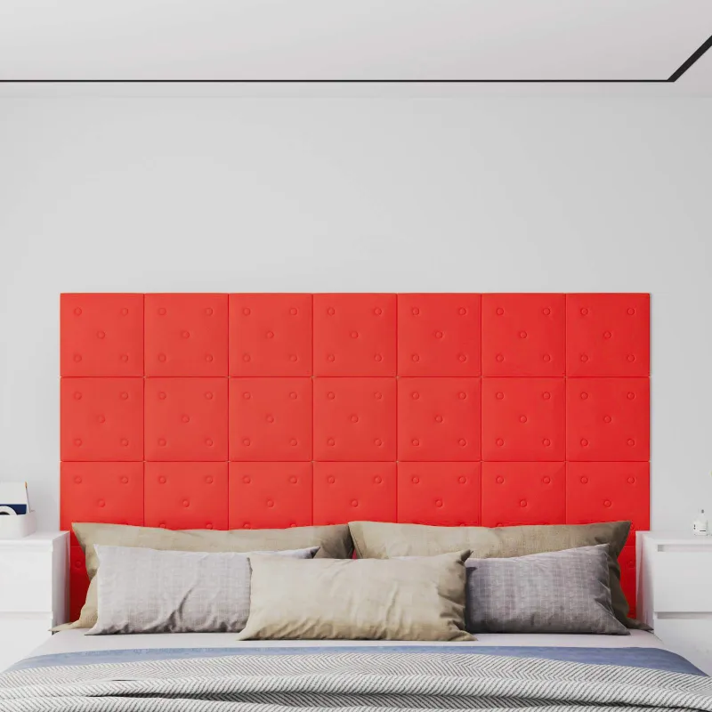 Sieninis galvūgalis 12 pcs Raudona 30 x 30 cm Dirbtinė oda