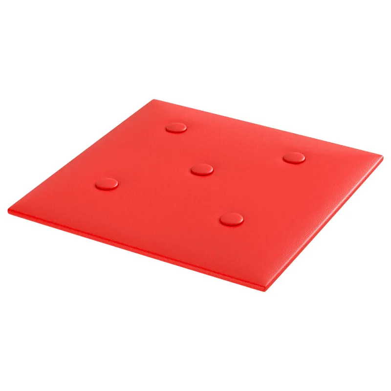 Sieninis galvūgalis 12 pcs Raudona 30 x 30 cm Dirbtinė oda