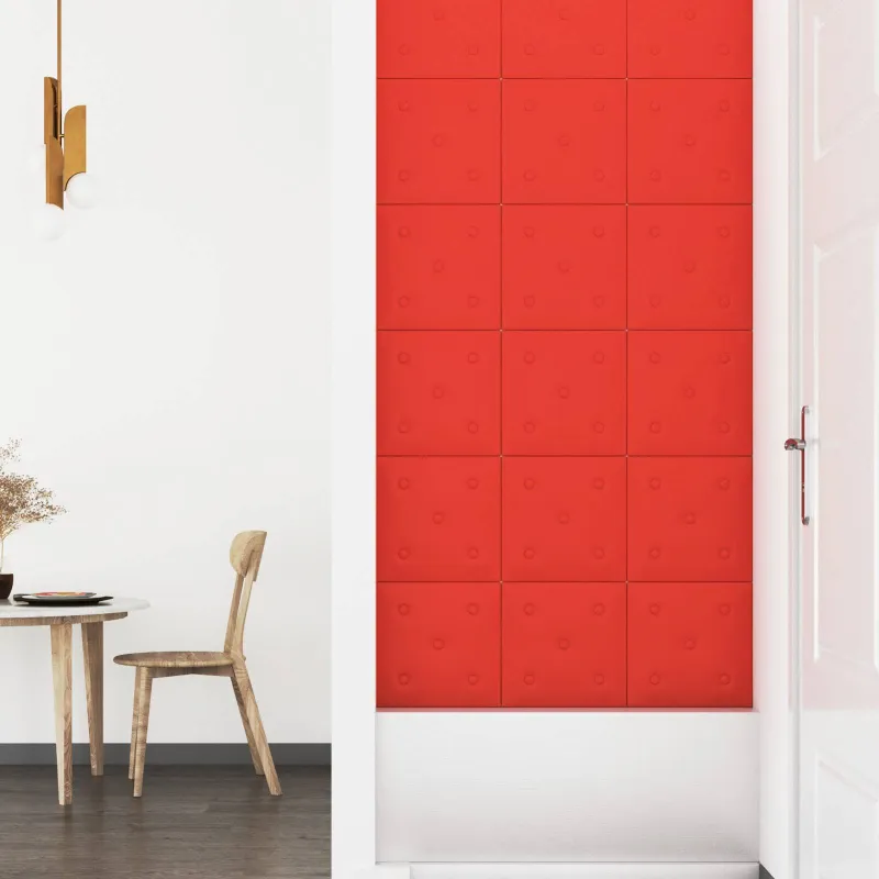 Sieninis galvūgalis 12 pcs Raudona 30 x 30 cm Dirbtinė oda