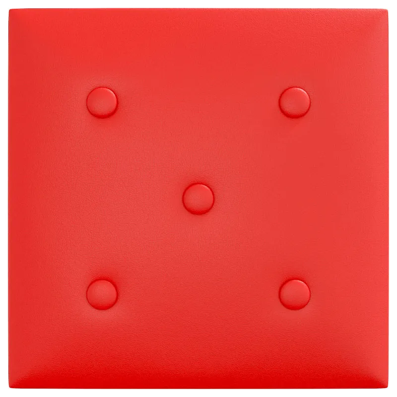 Sieninis galvūgalis 12 pcs Raudona 30 x 30 cm Dirbtinė oda