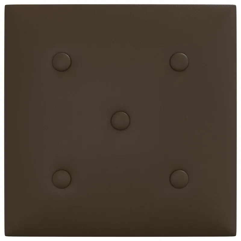 Sieninis galvūgalis 12 pcs Ruda 30 x 30 cm Dirbtinė oda