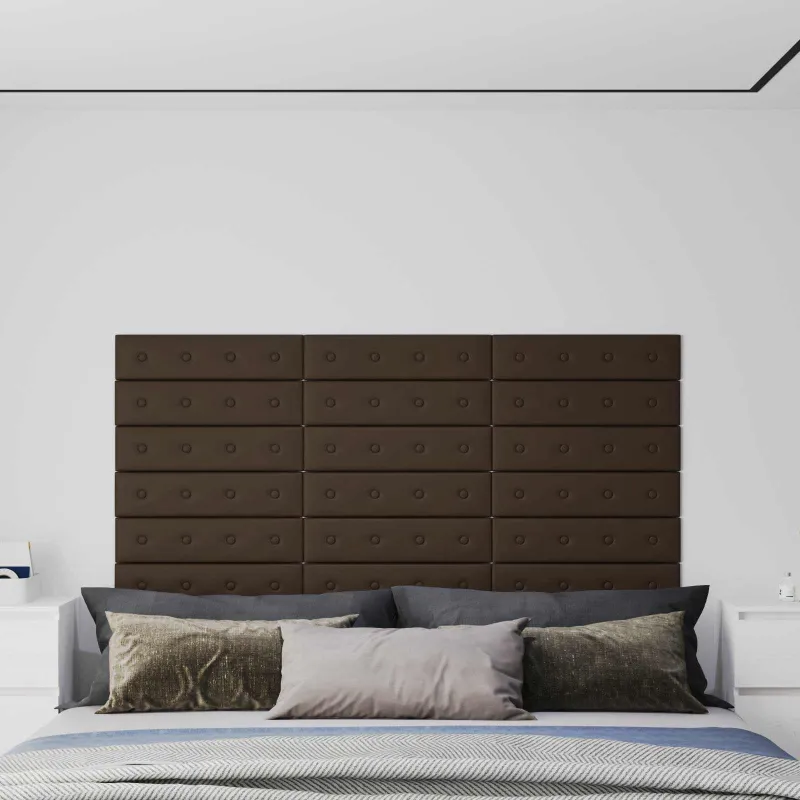Sieninis galvūgalis 12 pcs Ruda 60 x 15 cm Dirbtinė oda