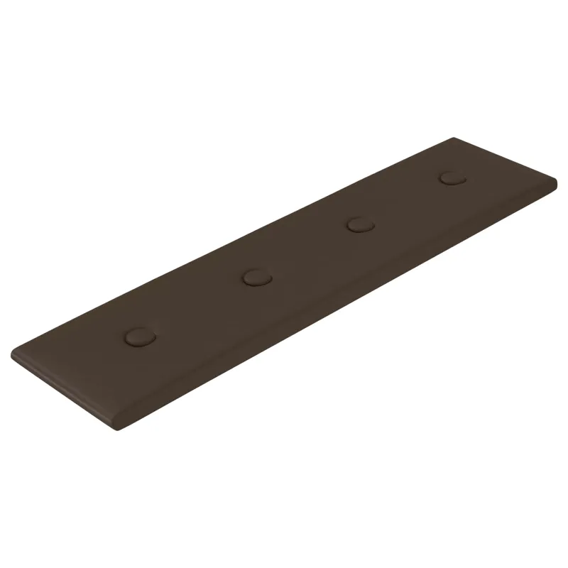 Sieninis galvūgalis 12 pcs Ruda 60 x 15 cm Dirbtinė oda