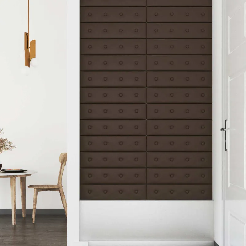 Sieninis galvūgalis 12 pcs Ruda 60 x 15 cm Dirbtinė oda
