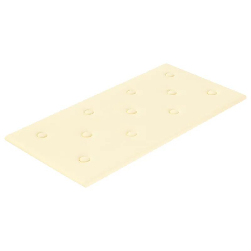 Sieninis galvūgalis 12 pcs Kreminė 60 x 30 cm Dirbtinė oda